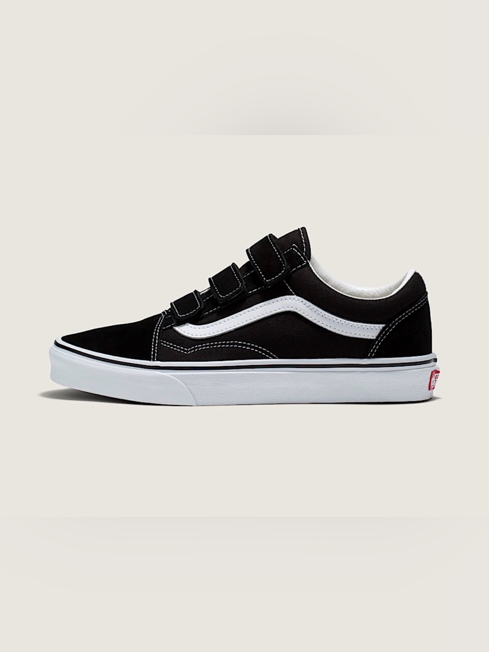 Vans Old Skool V Suede Sneakers, Triple Hook & Loop, Men's 8.5/Women's
10, GUC